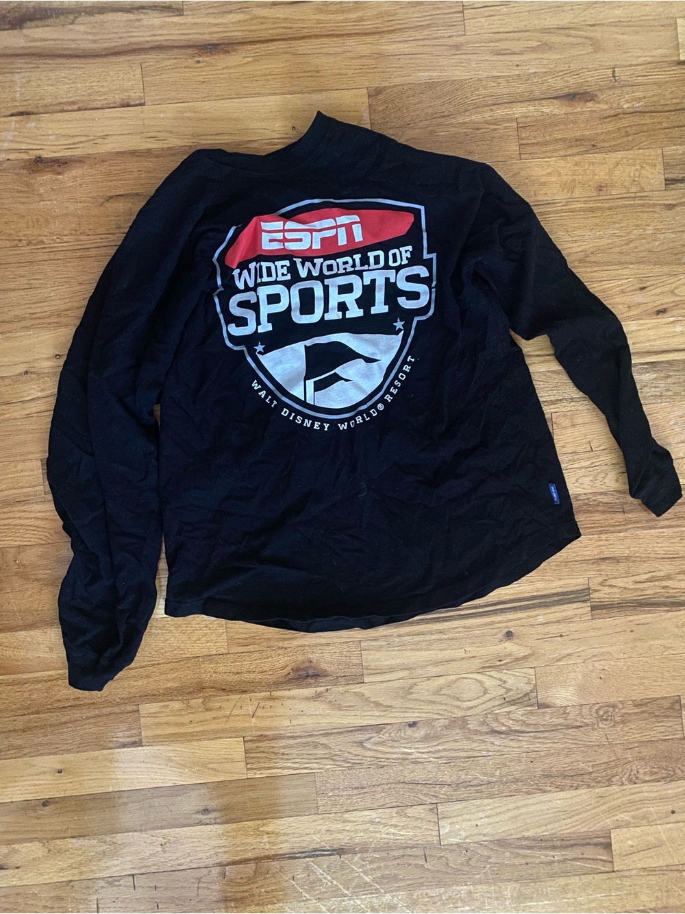ESPN Wide World of Sports Black Long-Sleeve Tee